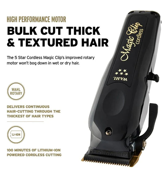 WAHL PROFESSIONAL 5 STAR CORDLESS BARBER COMBO - MAGIC & DETAILER