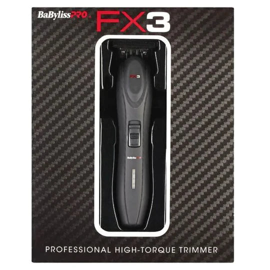 BABYLISS PRO FX3 PROFESSIONAL HIGH TORQUE TRIMMER - BLACK