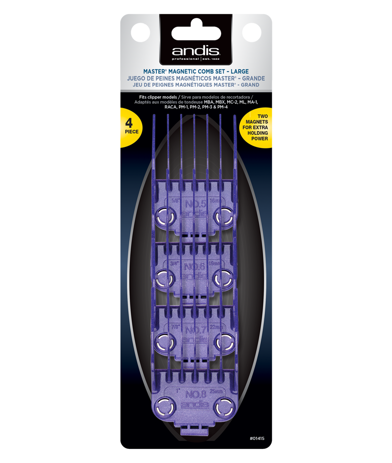 ANDIS LARGE MASTER MAGNETIC COMB SET