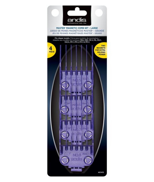 ANDIS LARGE MASTER MAGNETIC COMB SET