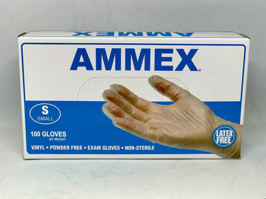 CLEAR VINYL LATEX FREE GLOVES