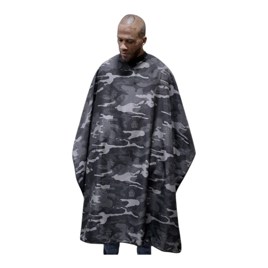 King Midas Black Barber Cape