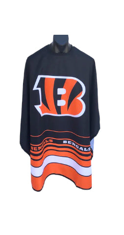 CINCINNATI BENGALS OFFICIALLY LICENSED NFL BARBER CAPES