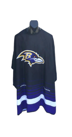 BALTIMORE RAVENS OFFICIALLY LICENSED NFL BARBER CAPES