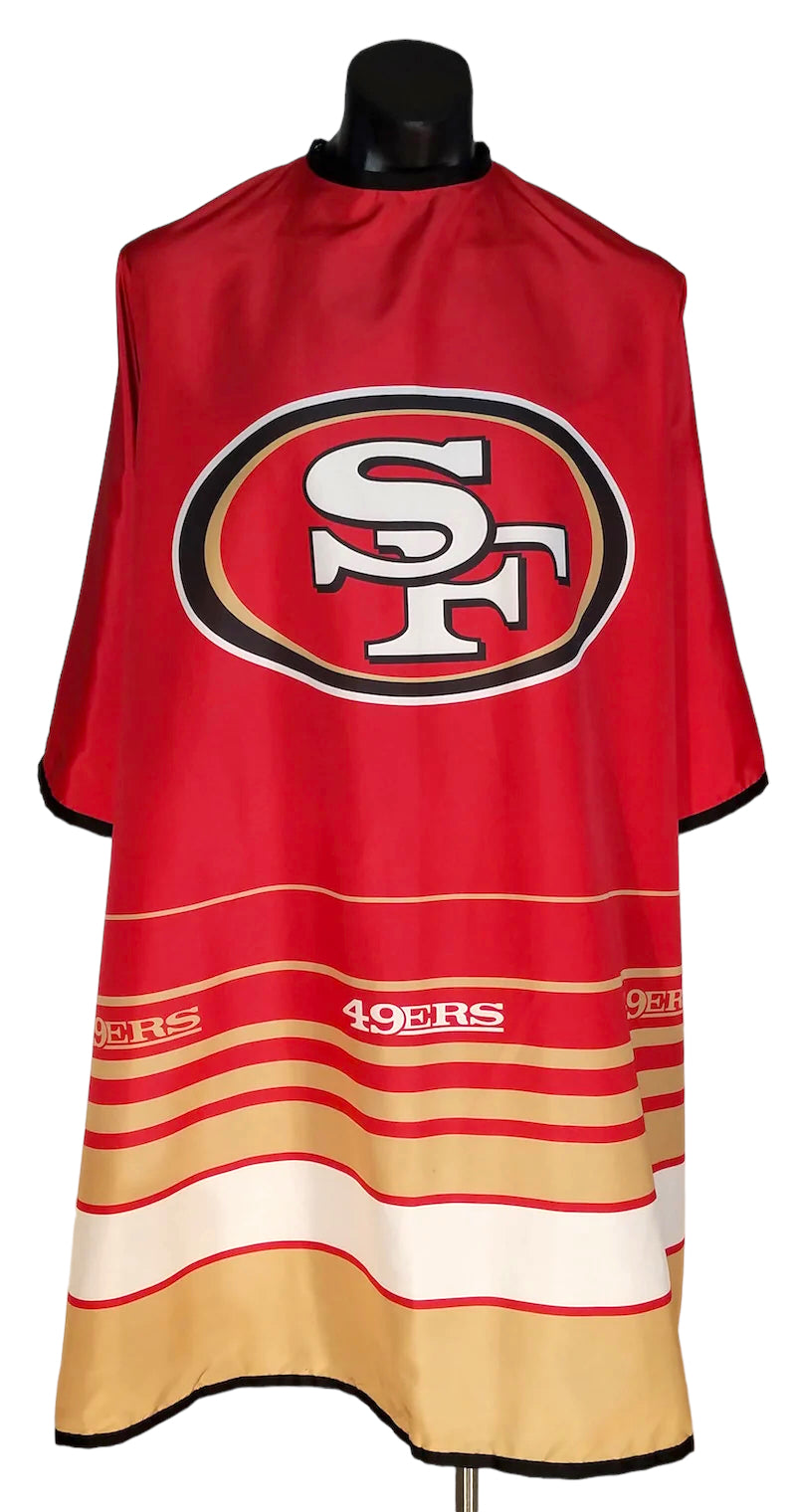 SAN FRANSISCO 49ERS OFFICIALLY LICENSED NFL BARBER CAPES