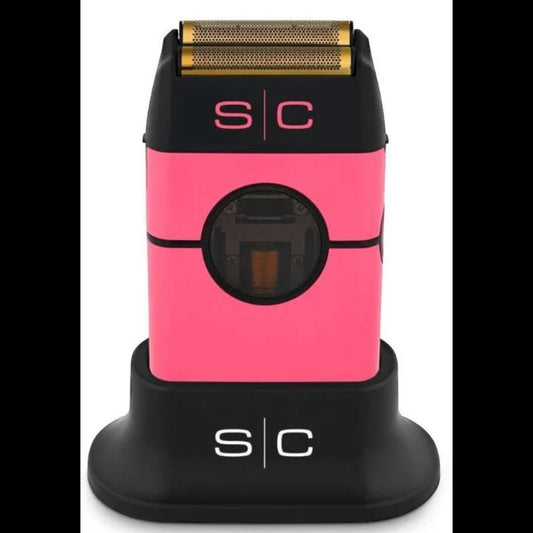 STYLECRAFT INSTINCT METAL DOUBLE FOIL SHAVER # SC807 PINK