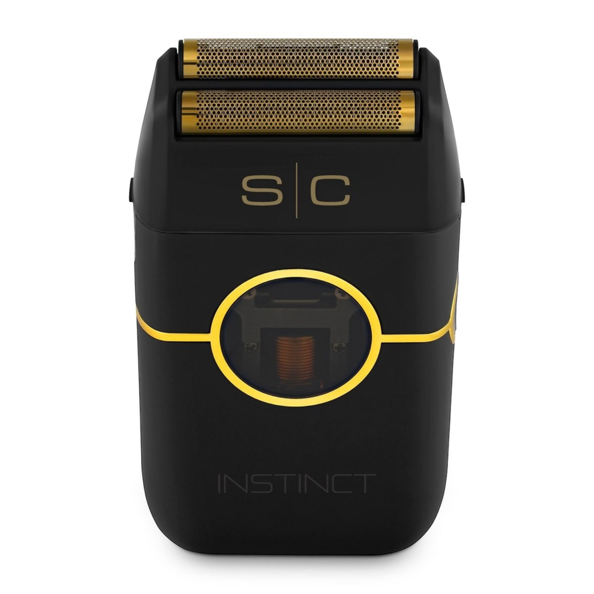 STYLECRAFT INSTINCT METAL DOUBLE FOIL SHAVER # SC807 BLACK