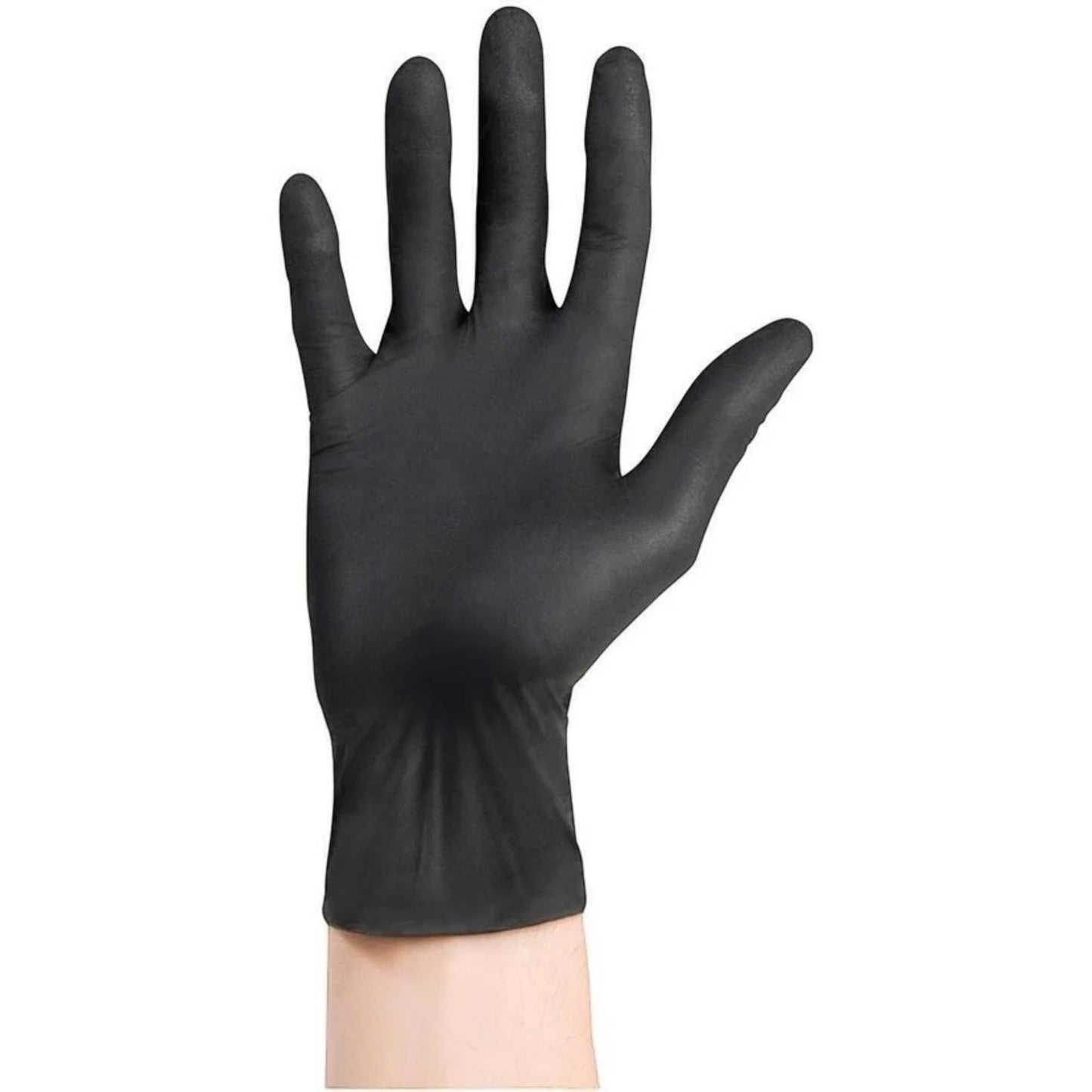 Sanek Powder Free Nitrile Gloves Black 100/bx