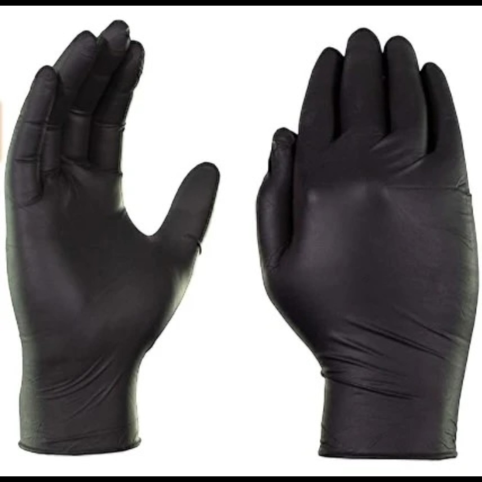 AMMEX X3 Black Nitrile Gloves