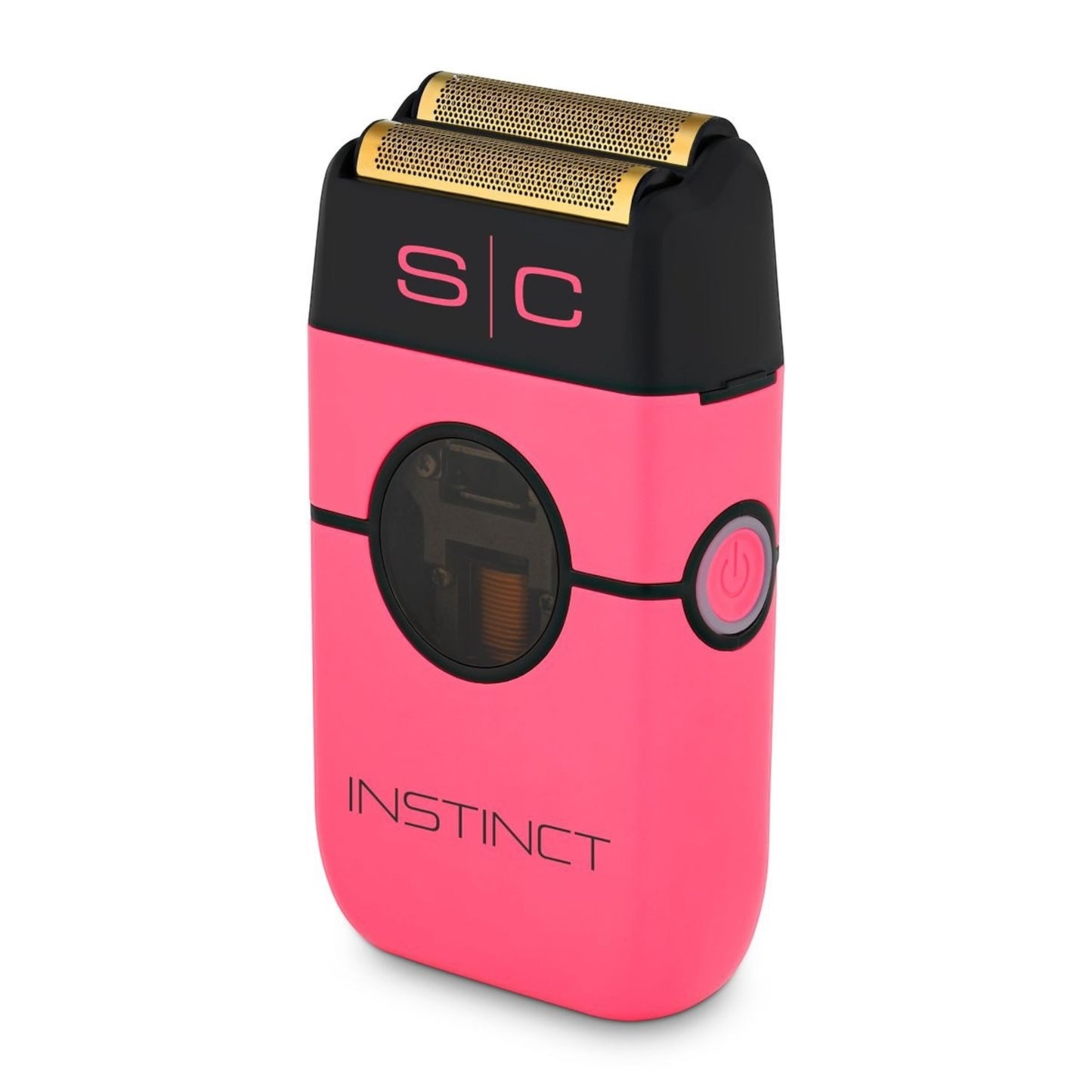 STYLECRAFT INSTINCT METAL DOUBLE FOIL SHAVER # SC807 PINK