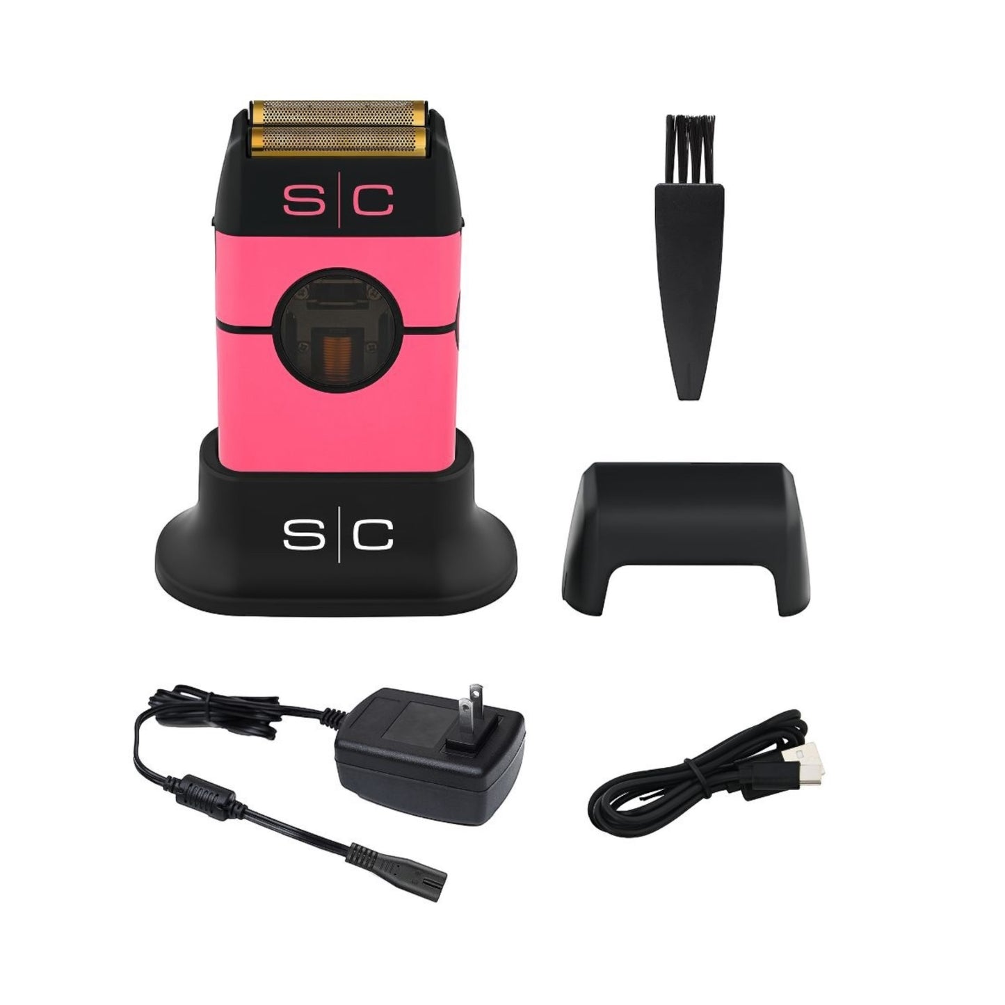 STYLECRAFT INSTINCT METAL DOUBLE FOIL SHAVER # SC807 PINK