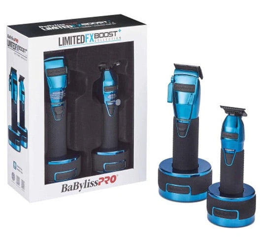 BABYLISS LIMITED FX BOOSTED COLLECTION CLIPPER , TRIMMER & CHARGING BASE SET # FXHOLPKCTB-BC