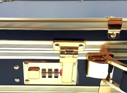 HAIRART BARBER CASE, BARBER KIT TOOL CASE GOLD AND BLACK