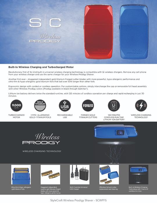 SC WIRELESS PRODIGY FOIL SHAVER