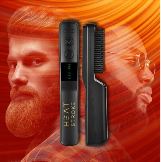 STYLE CRAFT HEAT STROKE WIRELESS BEARD & STYLING HOT BRUSH BLACK