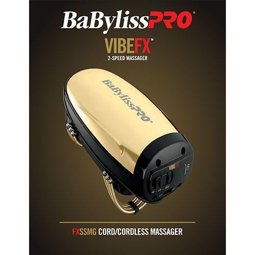 BABYLISS VIBEFX CORDLESS MASSAGER GOLD